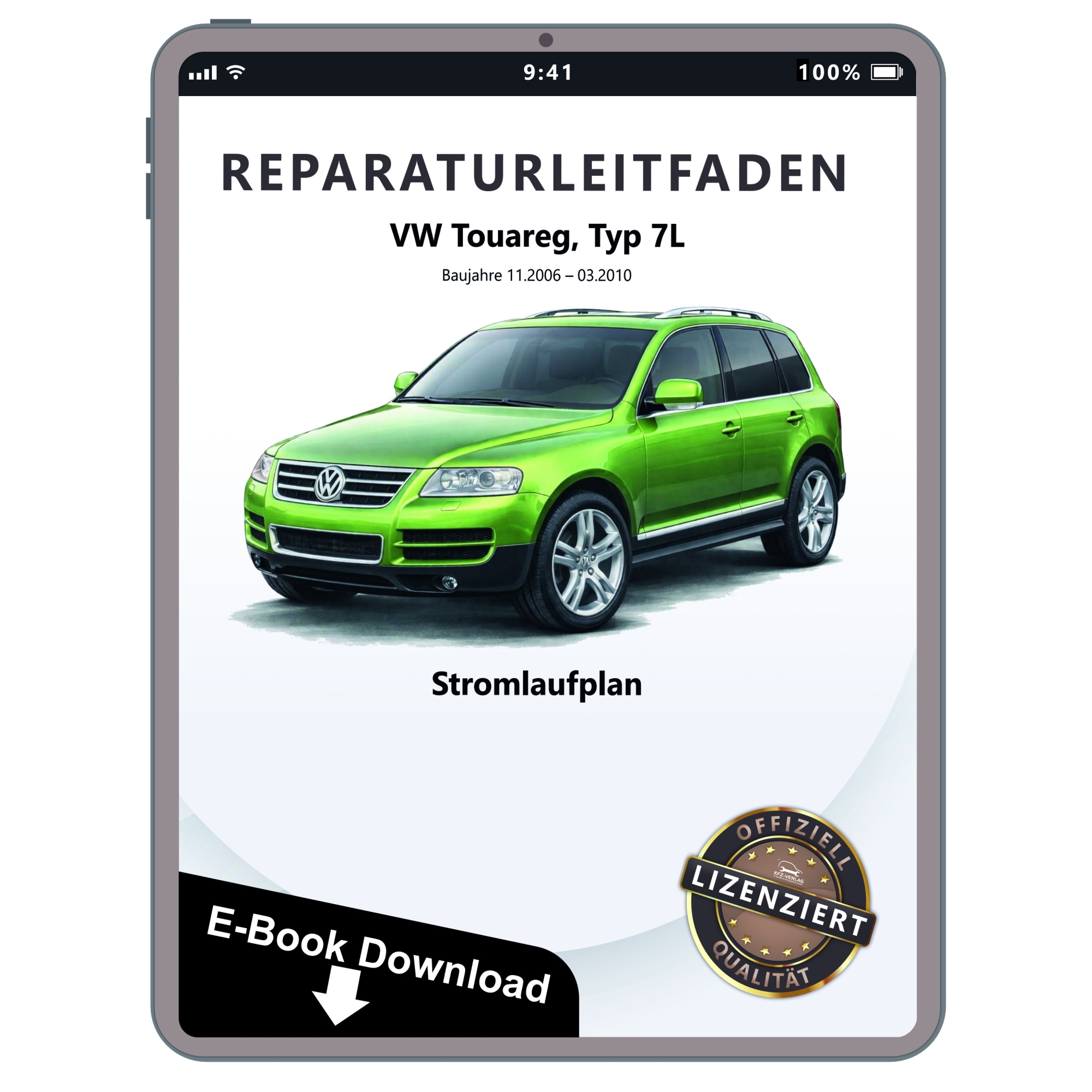 VW Touareg 7L 2006-2010 Schaltplan Stromlaufplan Verkabelung Elektrik Pläne PDF