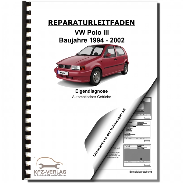 VW Polo 3 Typ 6N (94-02) Eigendiagnose Automatikgetriebe 001 Werkstatthandbuch