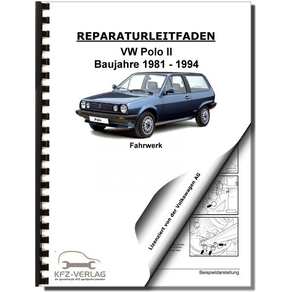 VW Polo 2 Typ 86C (81-94) Fahrwerk Achsen Lenkung Bremsen Werkstatthandbuch