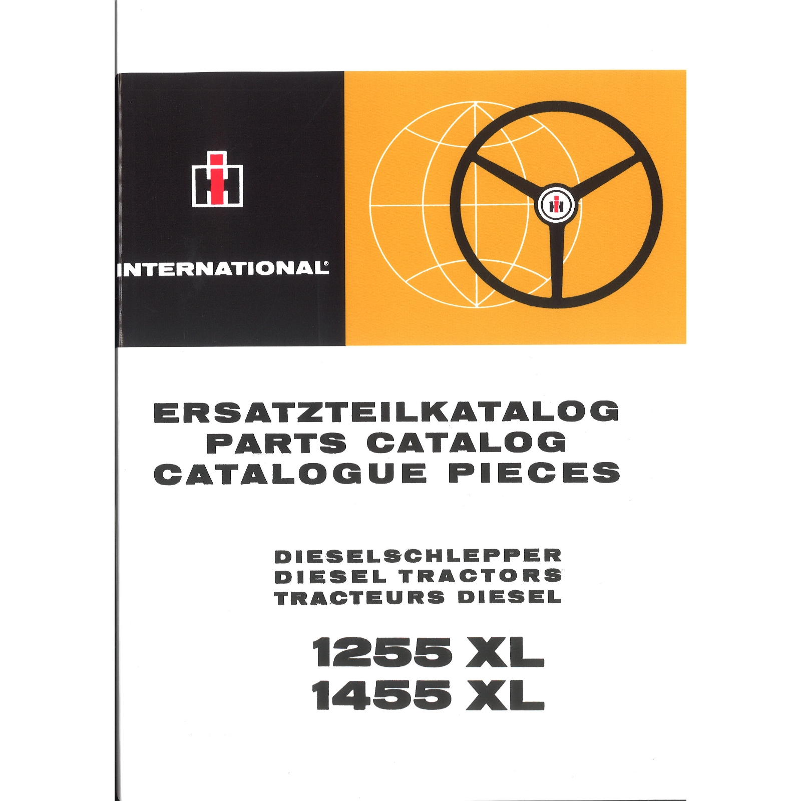 IHC Schlepper Ersatzteilkatalog 1255XL 1455XL Traktor Ersatzteilliste