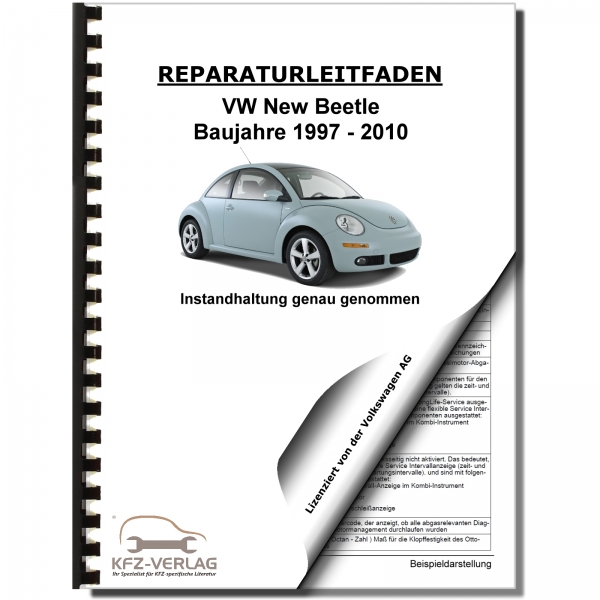 VW New Beetle 9C (97-10) Instandhaltung Inspektion Wartung Reparaturhandbuch