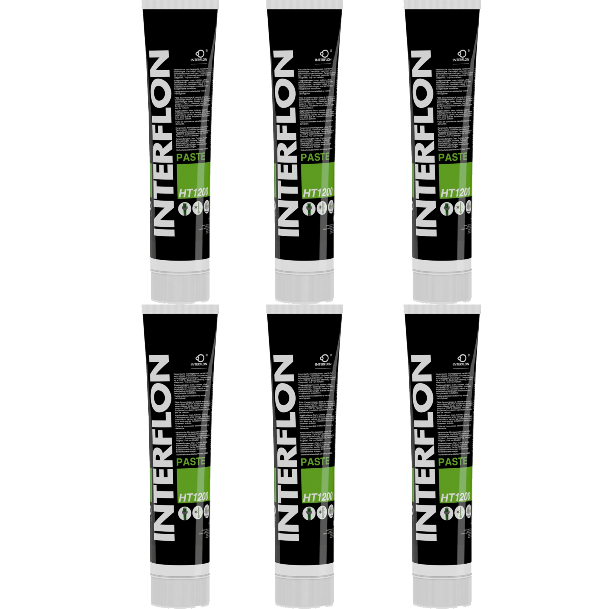 INTERFLON Paste HT 1200 6x 150 ml Tube Hochtemperatur Montagepaste MicPol