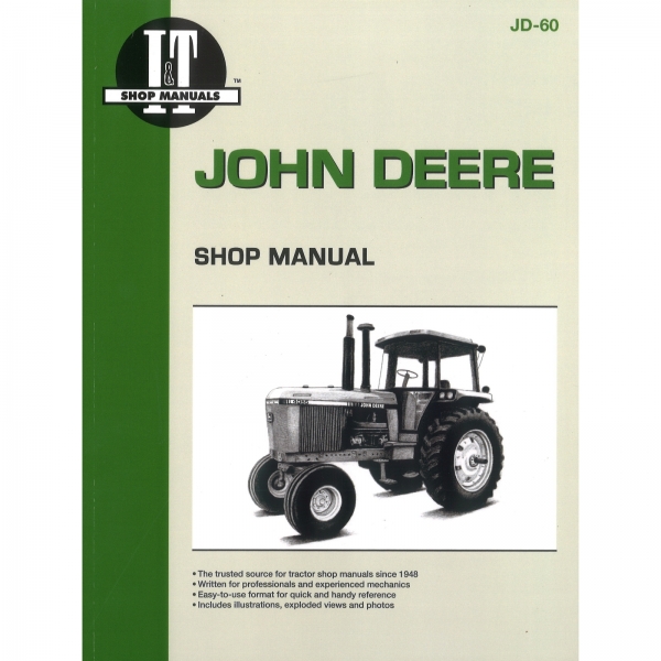 John Deere Series 4055 4255 4455 4555 4755 4955 Traktor Werkstatthandbuch I&T