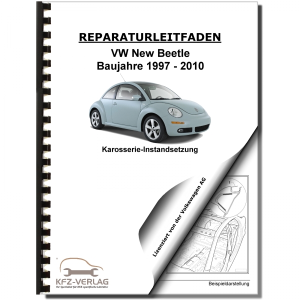 VW New Beetle Typ 9C (97-10) Karosserie-Instandsetzung Unfall Reparaturanleitung
