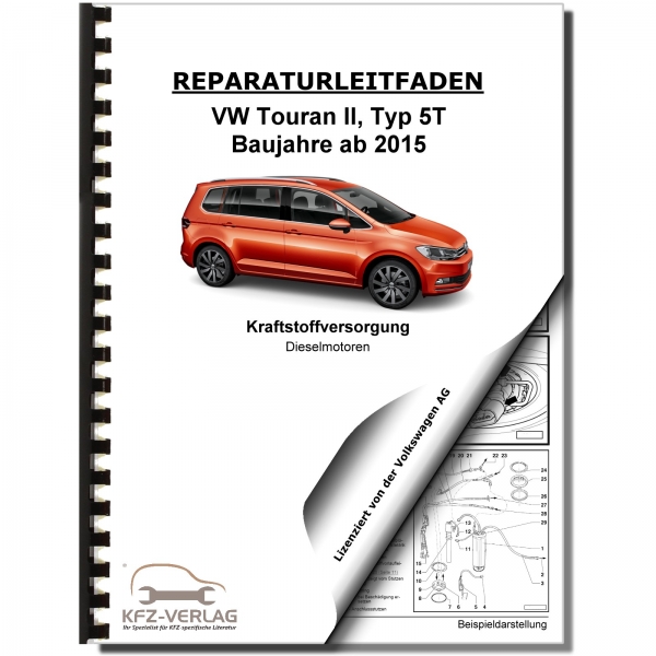 VW Touran Typ 5T ab 2015 Kraftstoffversorgung Dieselmotoren Werkstatthandbuch