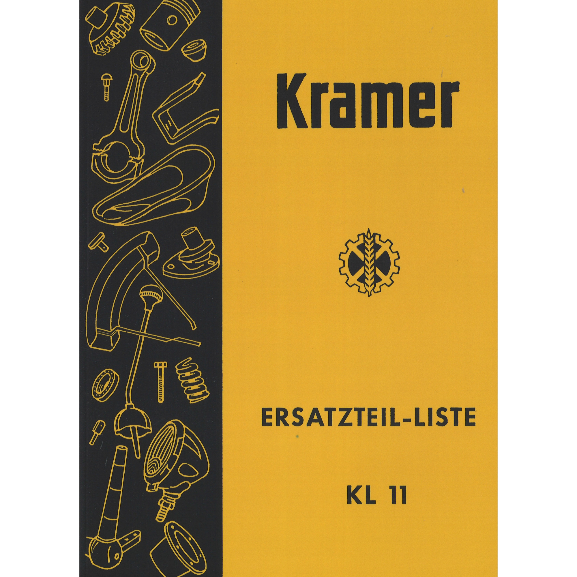 Kramer KL 11 Schlepper 1 Zylinder Dieselmotor Ersatzteilliste Ersatzteilkatalog