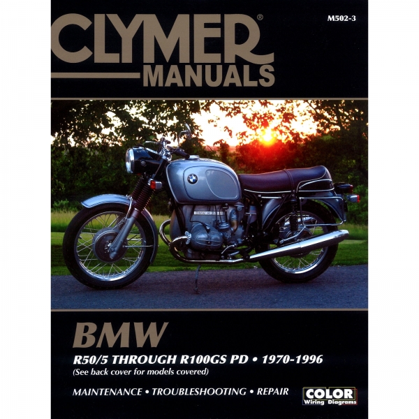BMW R50/5 R100GS PD 1970-1996 workshop manual Clymer