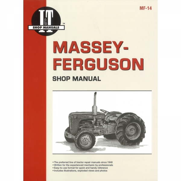 Massey Ferguson u.a. TO35 F40 MH50 MHF202 MF35 Traktor repair manual I&T