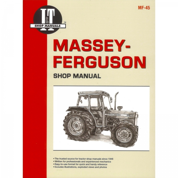 Massey Ferguson MF362 MF365 MF375 MF383 MF390 Traktor workshop manual I&T