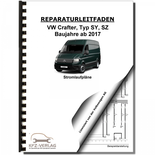 VW Crafter SY SZ ab 2017 Schaltplan Stromlaufplan Pläne Werkstatthandbuch