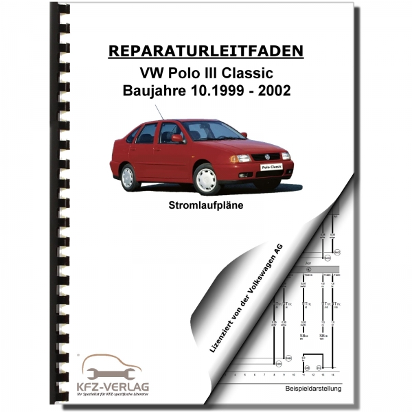 VW Polo Classic 6V (95-99) Schaltplan Stromlaufplan Pläne Serviceanleitung