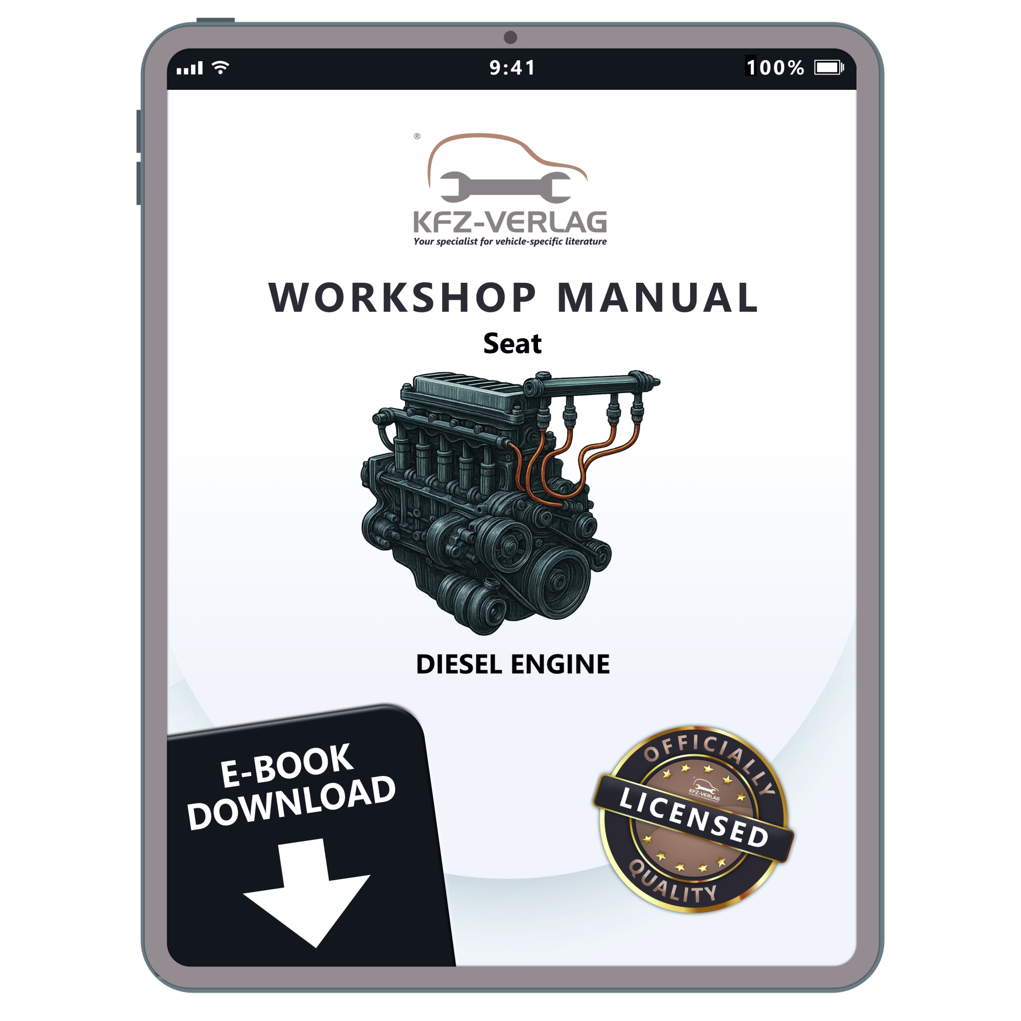 Seat Ibiza 6L 2001-2008 4-cyl. diesel engines 100-160 hp repair manual eBook