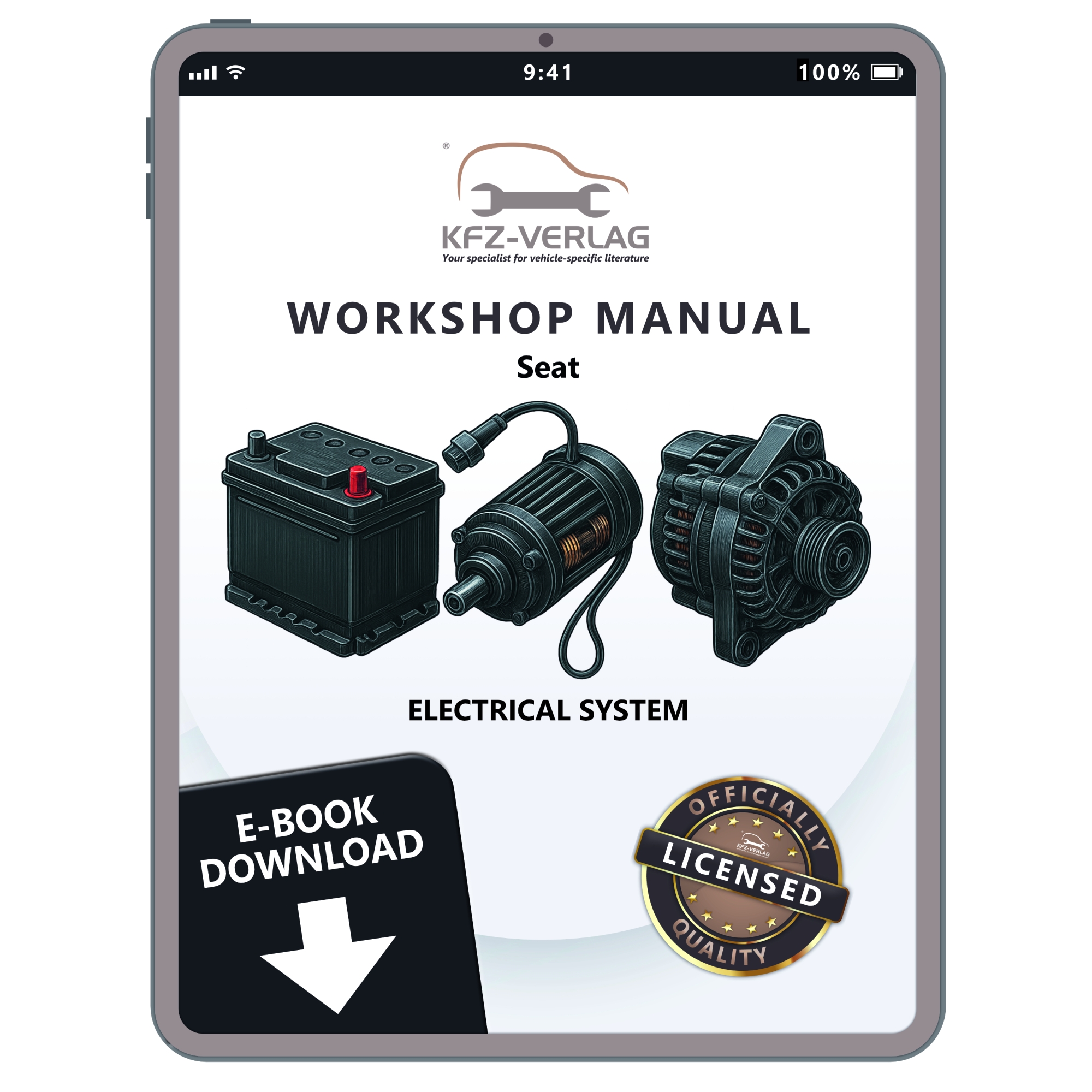 Seat Arosa type 6H 1997-2004 electrical system repair workshop manual eBook