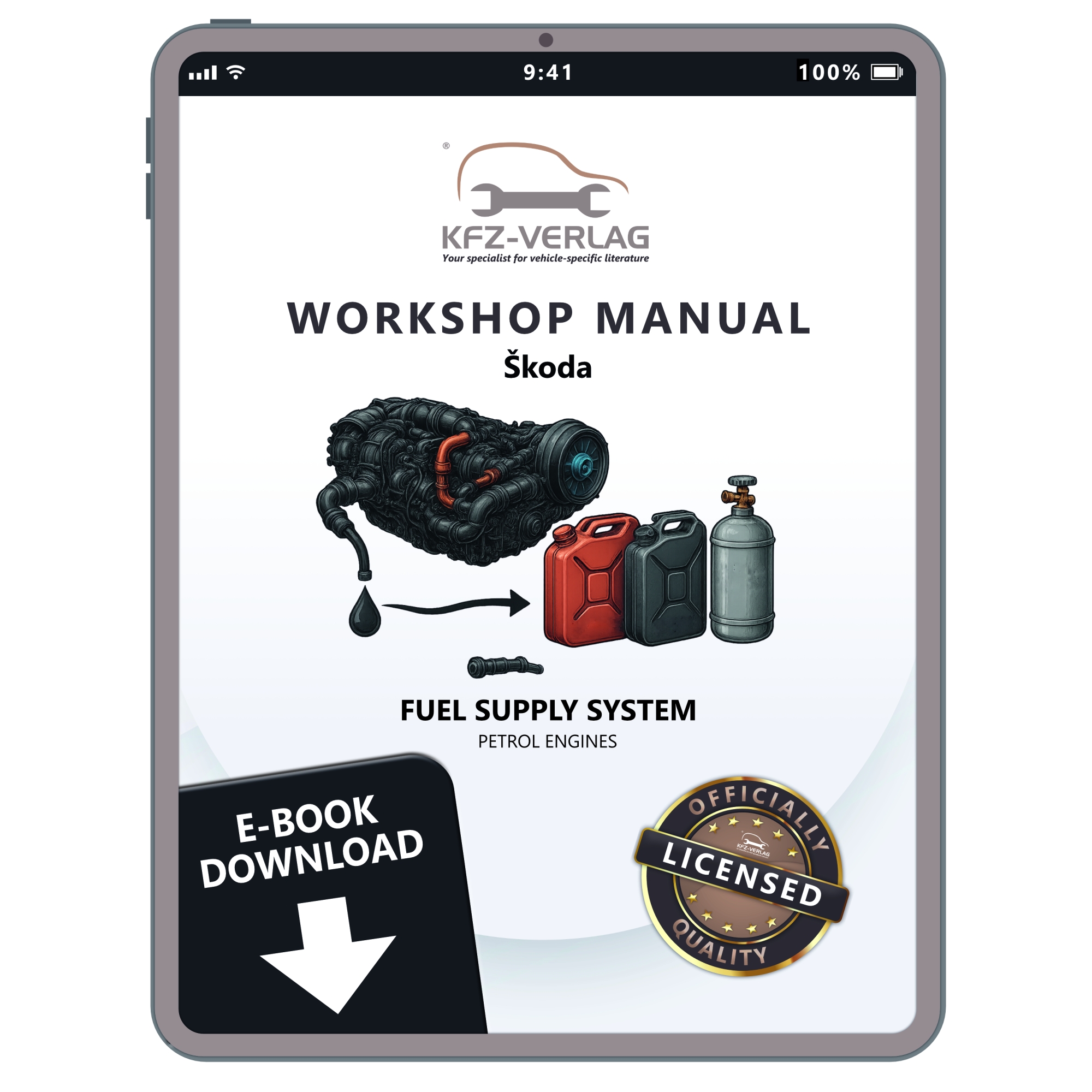 Skoda Scala NW from 2019 fuel supply system petrol engines repair workshop pdf