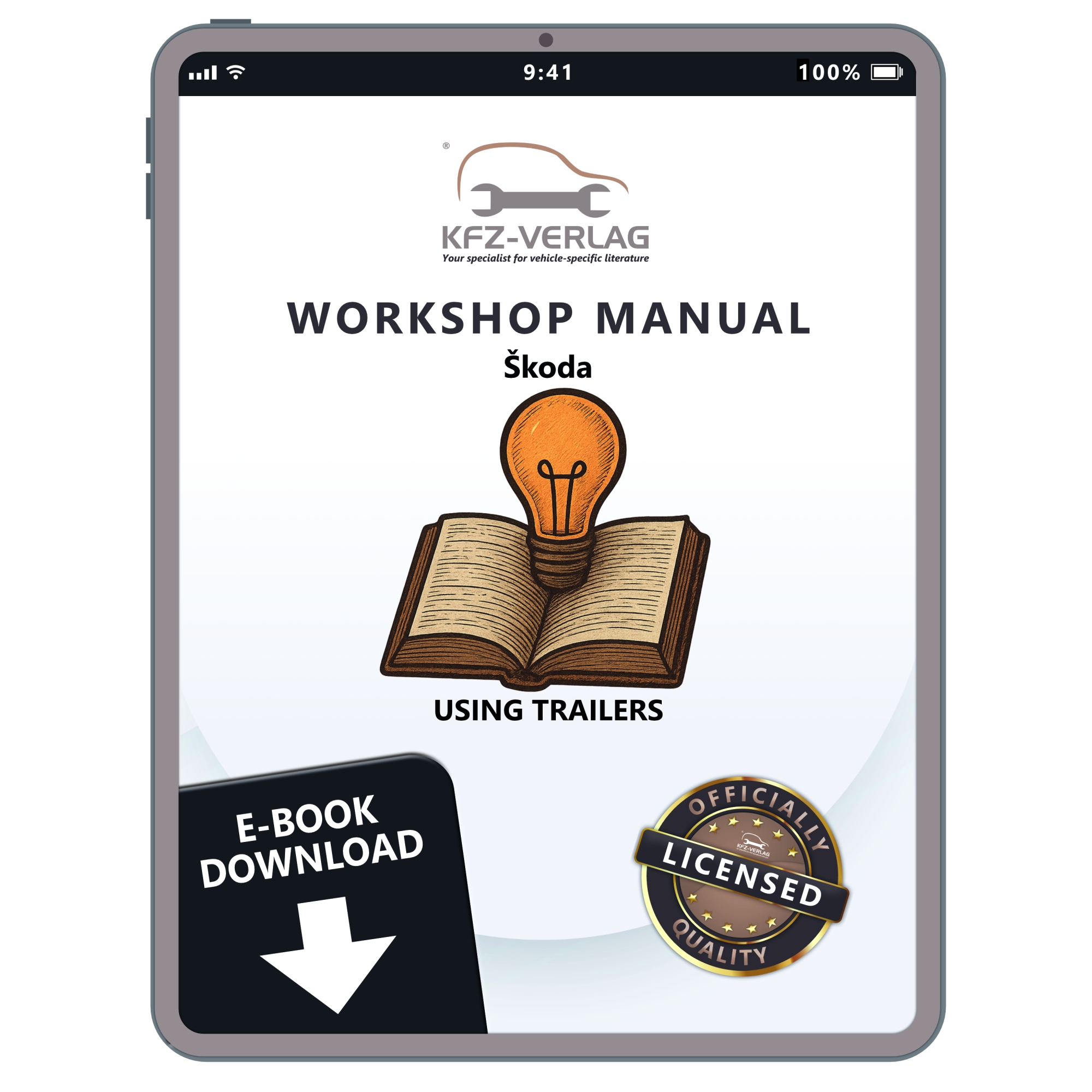 Skoda Fabia 5J 2006-2014 guide for using trailers repair workshop manual eBook