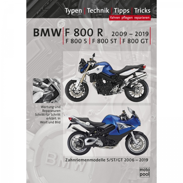 BMW F800R F800S F800ST F800GT 2006-2019 Motorrad Werkstatthandbuch
