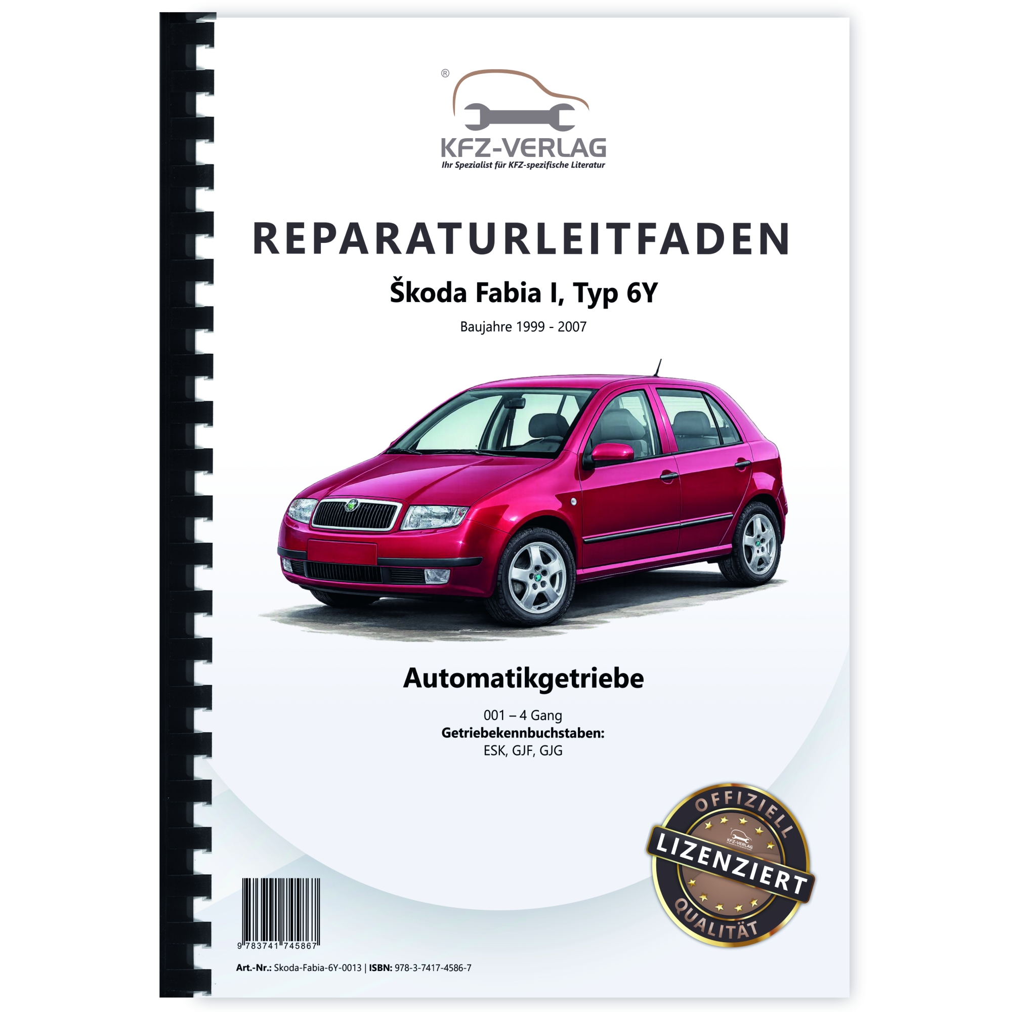SKODA Fabia Typ 6Y (99-07) 4 Gang Automatikgetriebe 001 - Reparaturanleitung