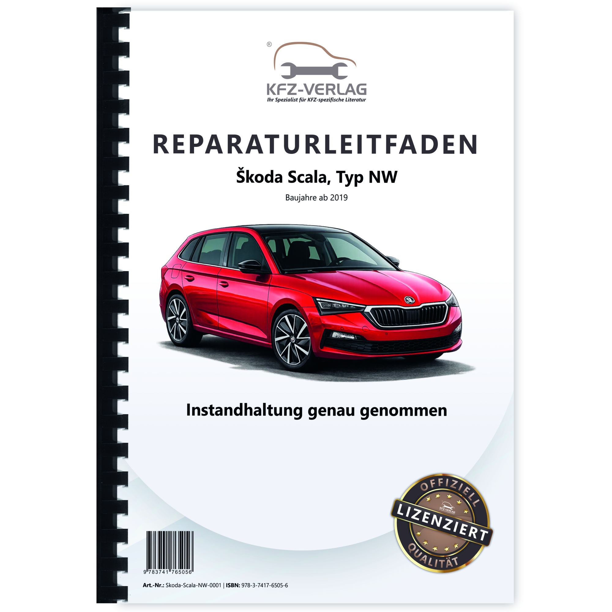 Skoda Scala Typ NW ab 2019 Instandhaltung Inspektion Wartung Reparaturhandbuch