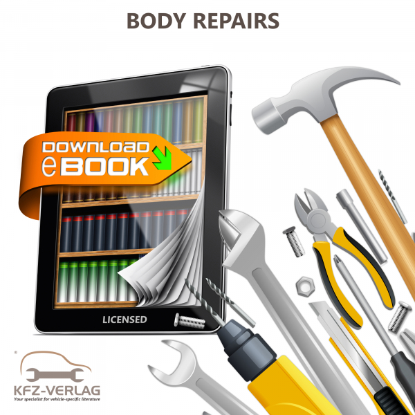 VW EOS type 1F 2006-2015 body repairs workshop repair manual pdf ebook