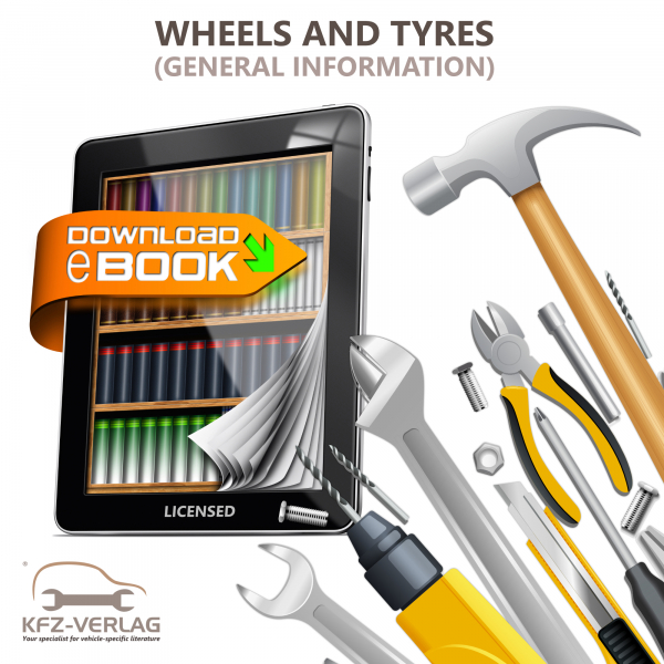 VW EOS 1F 2006-2015 wheels tyres general info repair workshop manual ebook