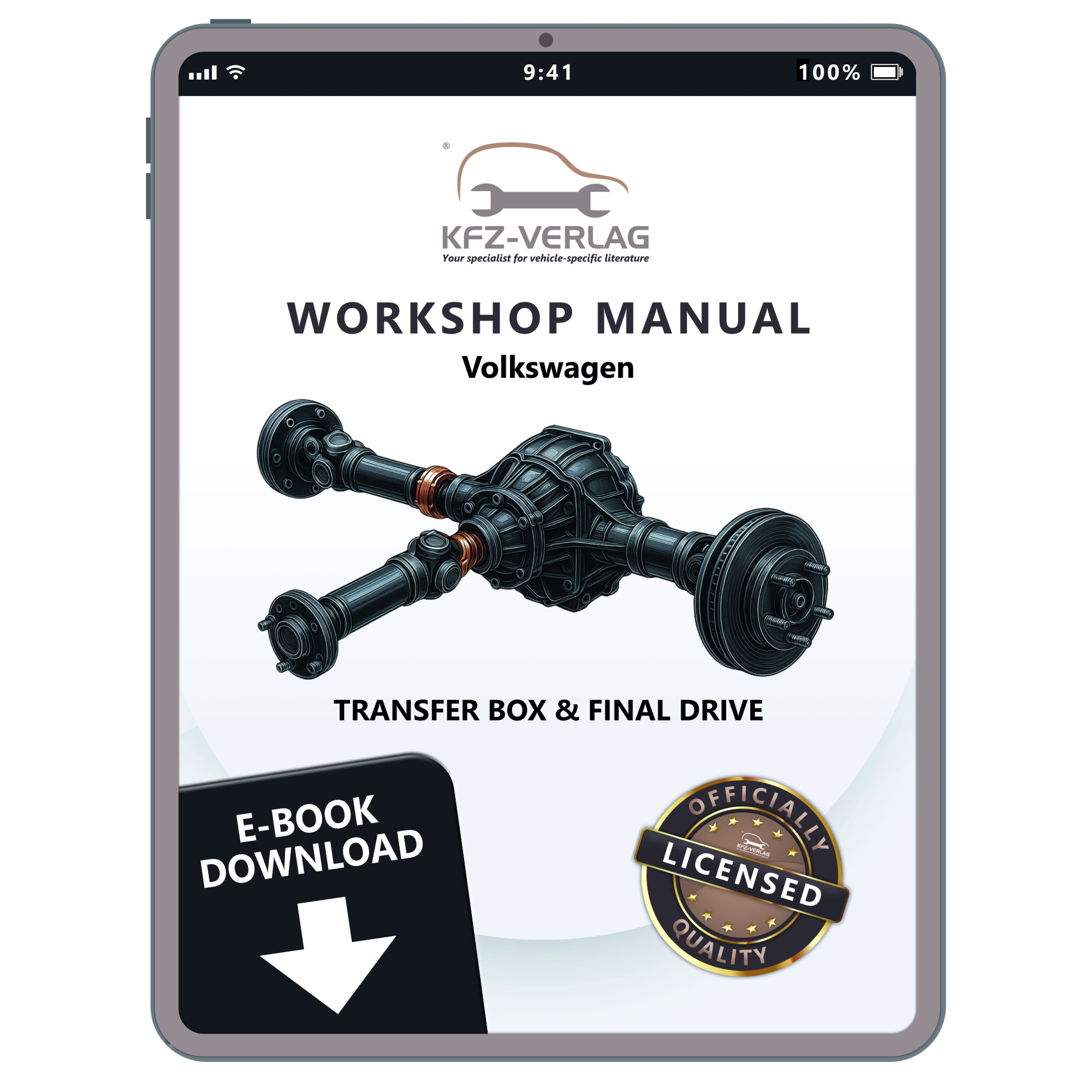 VW Amarok S6 S7 from 2016 transfer box final drive workshop manual download  file | eBay