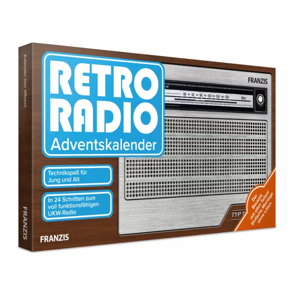 Retro UKW Radio Adventskalender Technikspaß für Jung und Alt Franzis Verlag