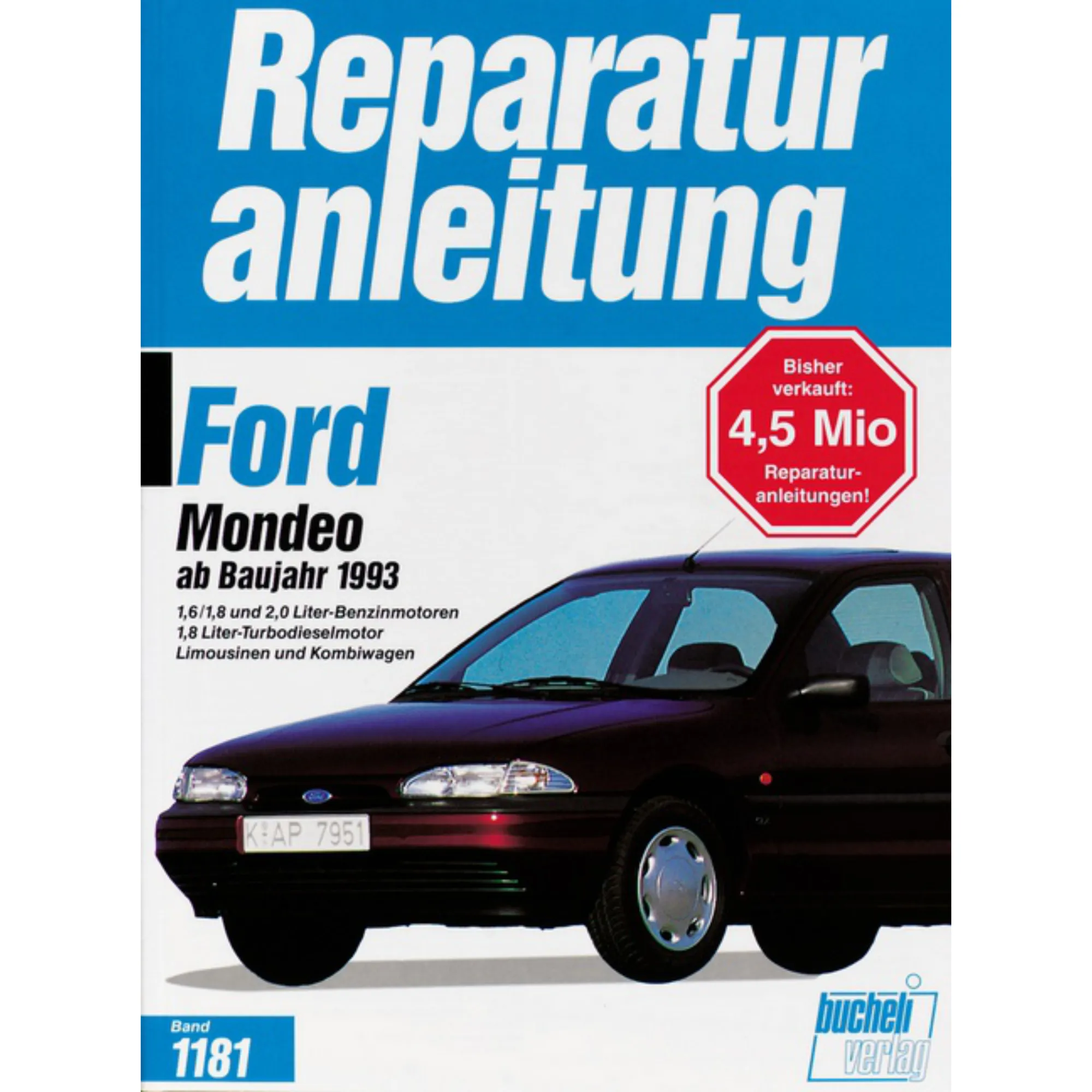 Discos de freno Pastillas de freno delanteras para Ford Mondeo II