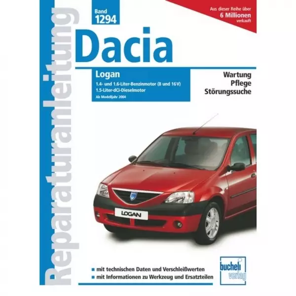 Dacia Logan (2004-2013) Reparaturanleitung Bucheli Verlag