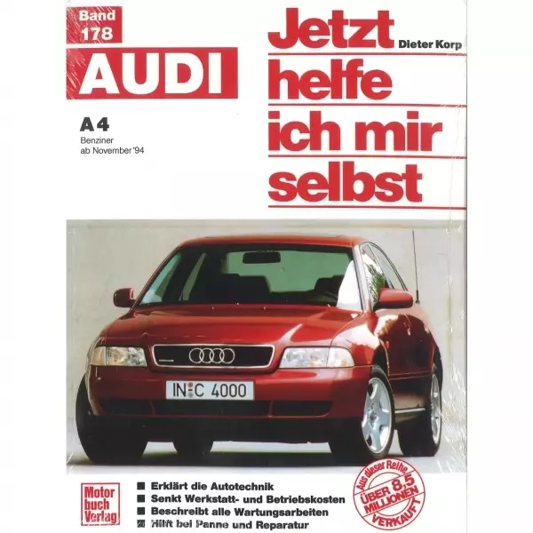 Audi A4 B5 Benzin, quattro Limousine, Typ 8D 11.1994-2001 Reparaturanleitung