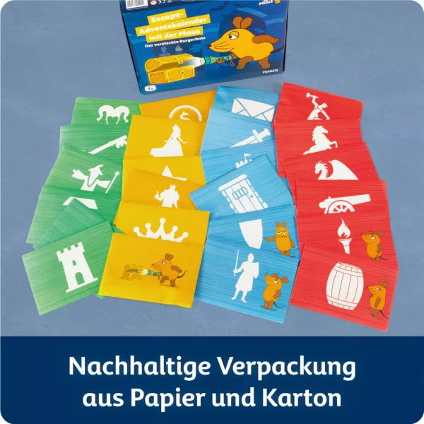 Escape Adventskalender mit der Maus der versteckte Burgschatz Franzis Verlag