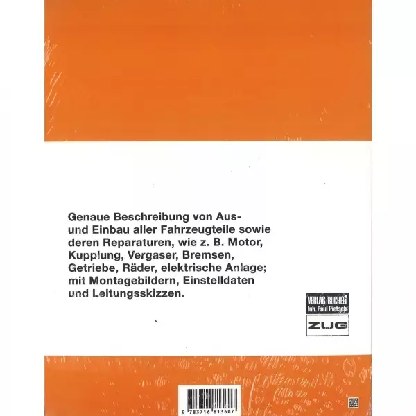 Hier sehen sie Beispiel- und Inhaltsauszüge aus verschiedenen Reparaturhandbüchern der Buchreihe 