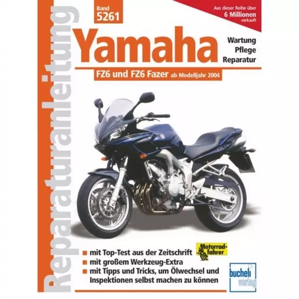 Yamaha Fz6fz6 Fazer 2004 2009 Reparaturanleitung Bucheli 8620