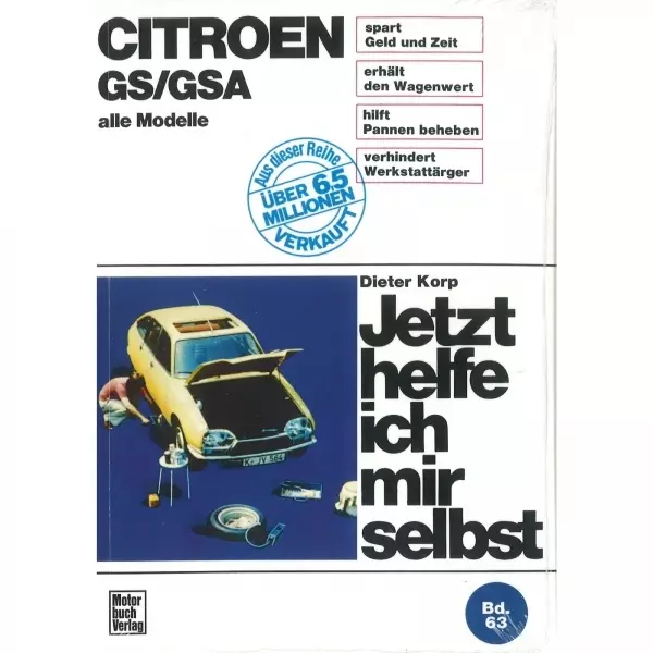 Citroen GS/GSA alle Modelle 1970-1986 Reparaturanleitung Motorbuch Verlag JHIMS