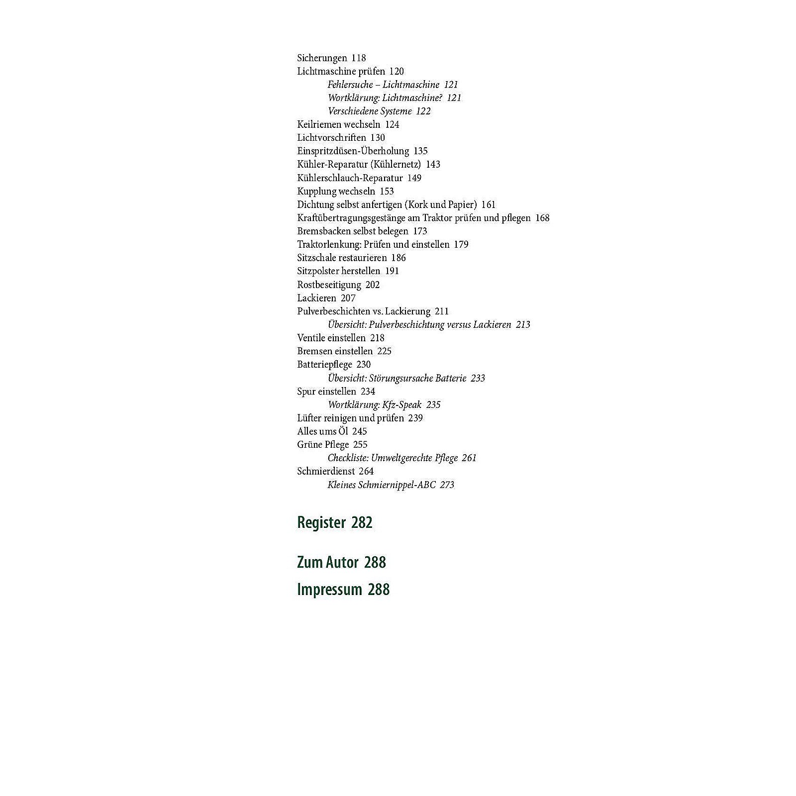 Das ultimative Traktor-Schrauberbuch TraktorClassic Edition Reparaturanleitung