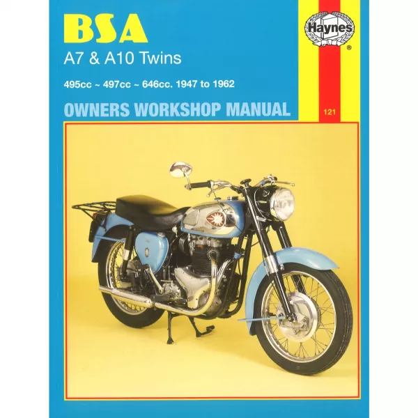 BSA A7 A10 Twins 495cc 497cc 646cc 1947-1962 Reparaturanleitung Haynes