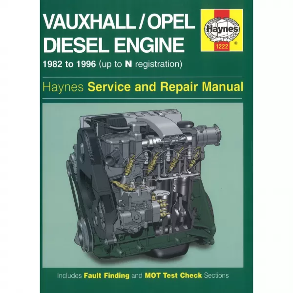 Vauxhall/Opel Diesel Engine 1982-1996 Reparaturanleitung Haynes