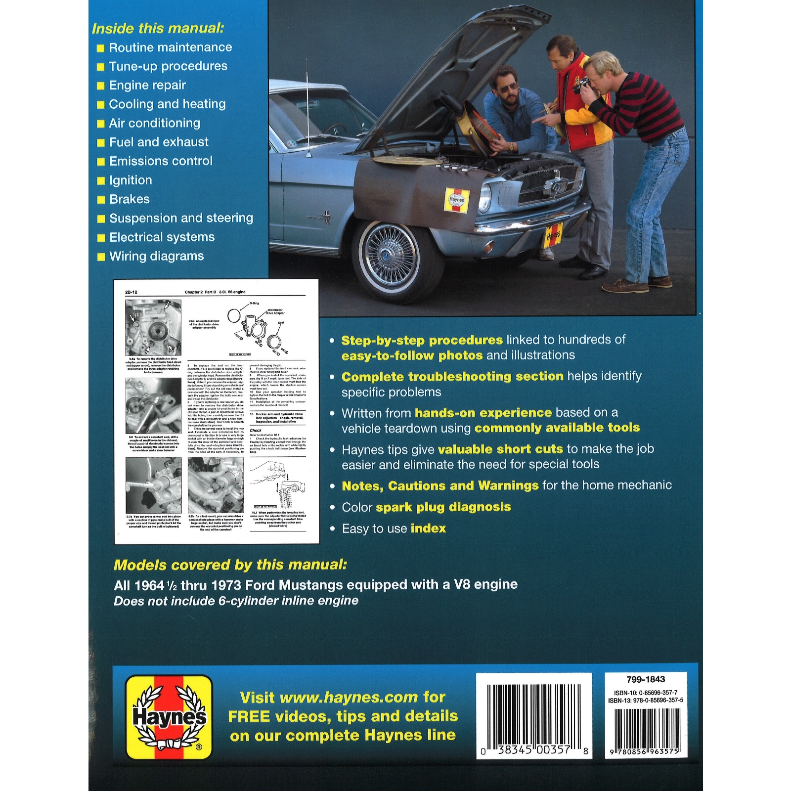 Ford Mustang 1964-1973 Oldtimer V8 USA US Import Reparaturan