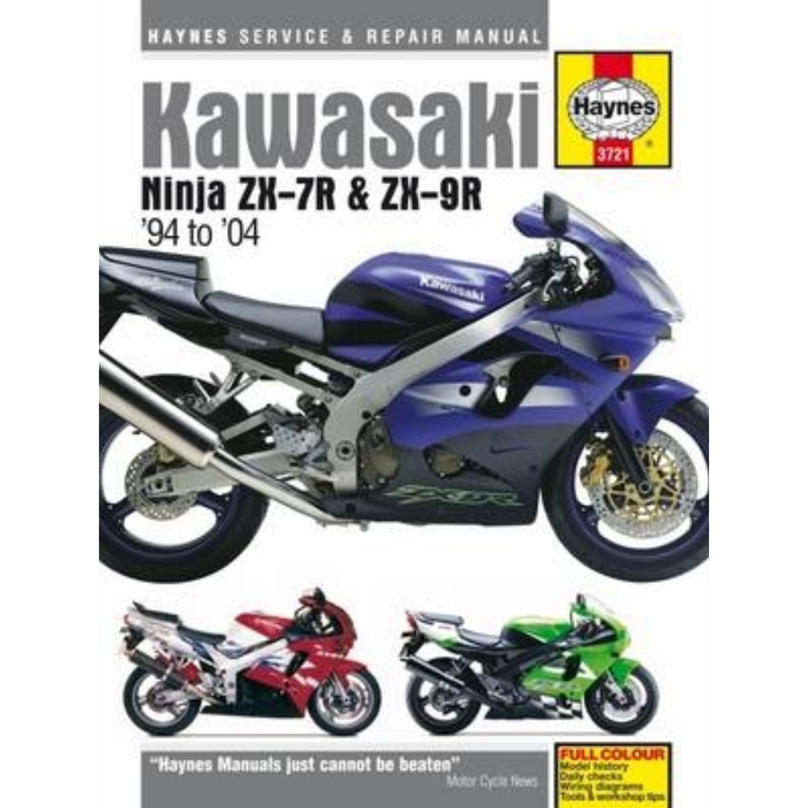 Kawasaki Ninja ZX 7R und ZX 9R (1994-2004) Reparaturanleitun