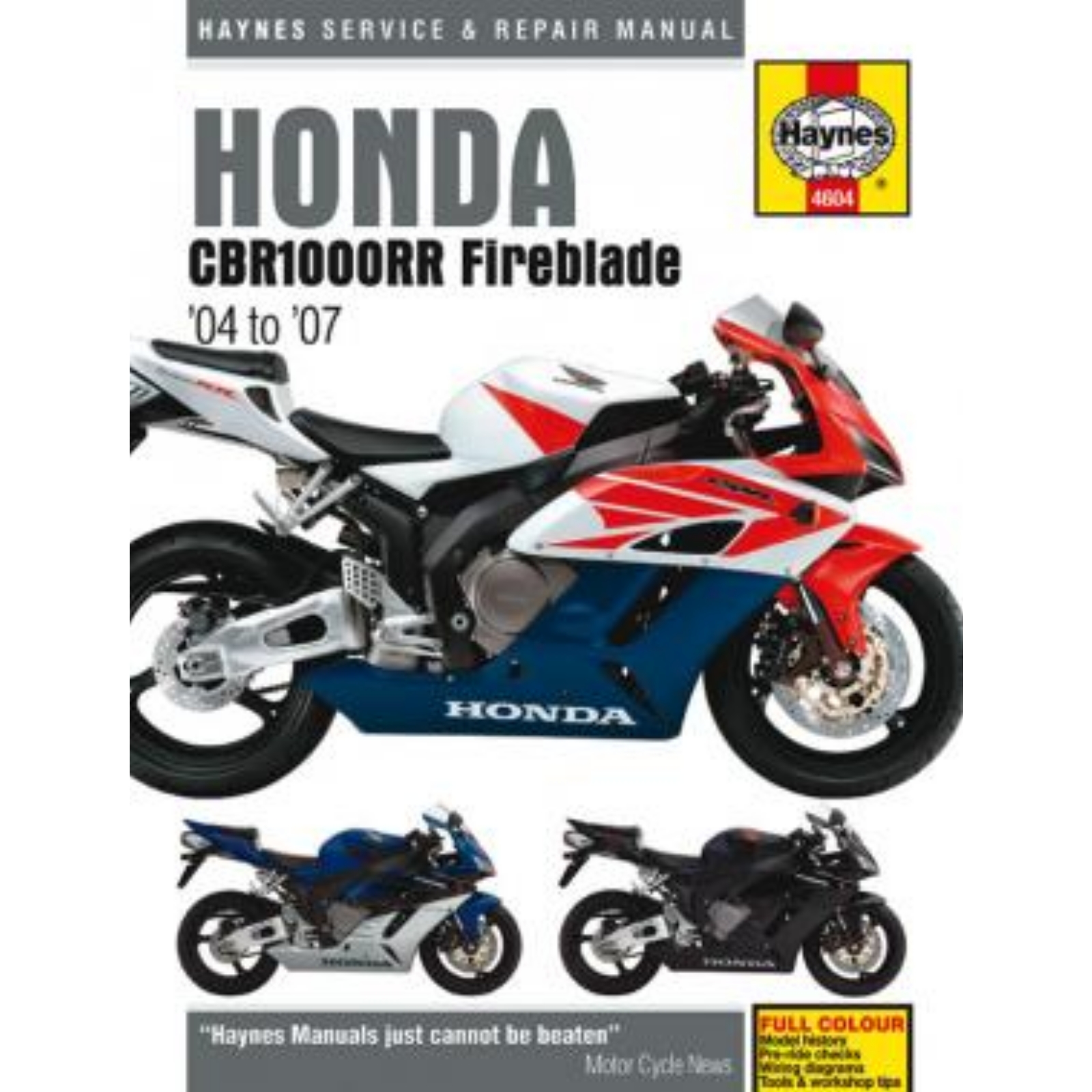 Honda CBR1000RR (2004-2007) Reparaturanleitung Haynes