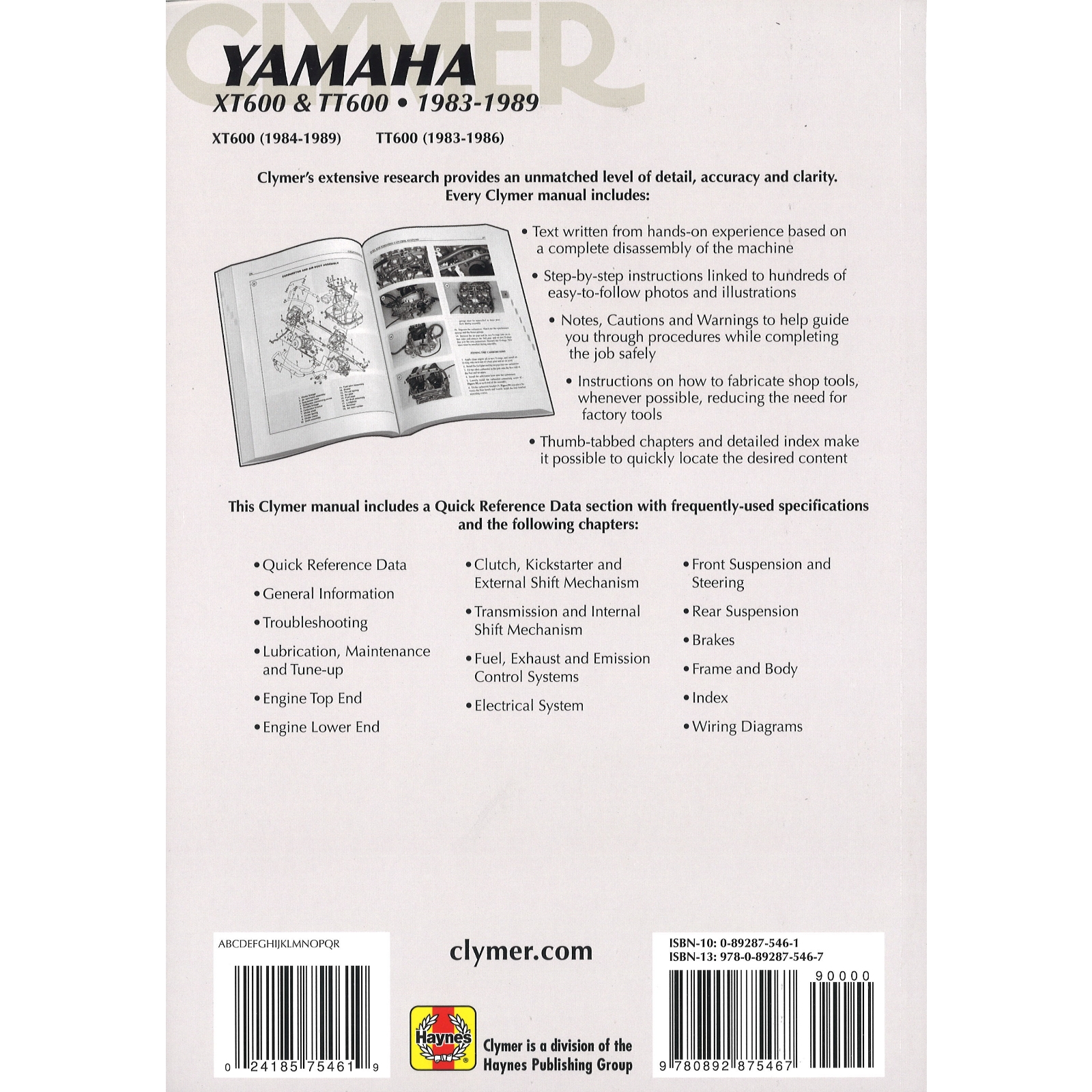 Reparaturanleitung Yamaha Xt 600