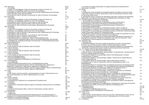 SEAT Arosa 6H 1997-2004 Schaltplan Stromlaufplan Verkabelung Elektrik Pläne PDF