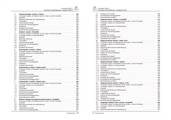 SEAT Cupra Formentor 20> Karosserie Unfall Instandsetzung Reparaturanleitung PDF