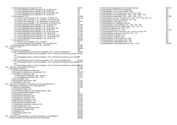 SEAT Mii AA 2011-2019 Schaltplan Stromlaufplan Verkabelung Elektrik Pläne PDF