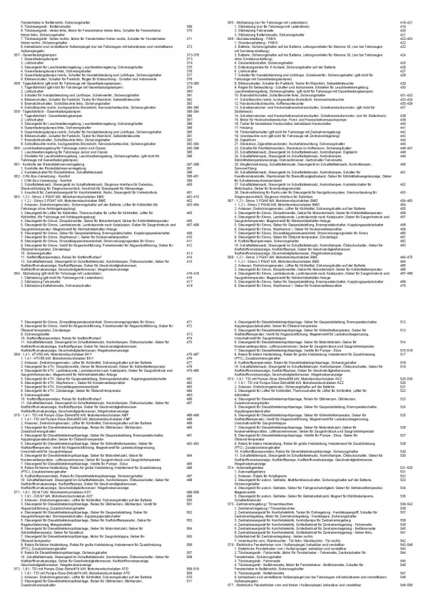 SKODA Fabia Typ 6Y 1999-2007 Schaltplan Stromlaufplan Verkabelung Elektrik Pläne