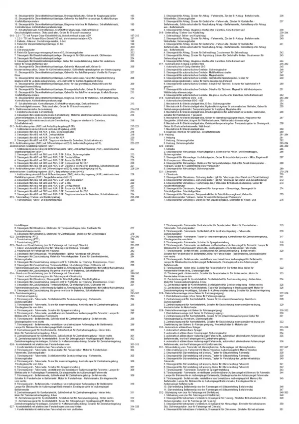 SKODA Octavia 1Z (05-06) Schaltplan Stromlaufplan Verkabelung Elektrik Pläne PDF