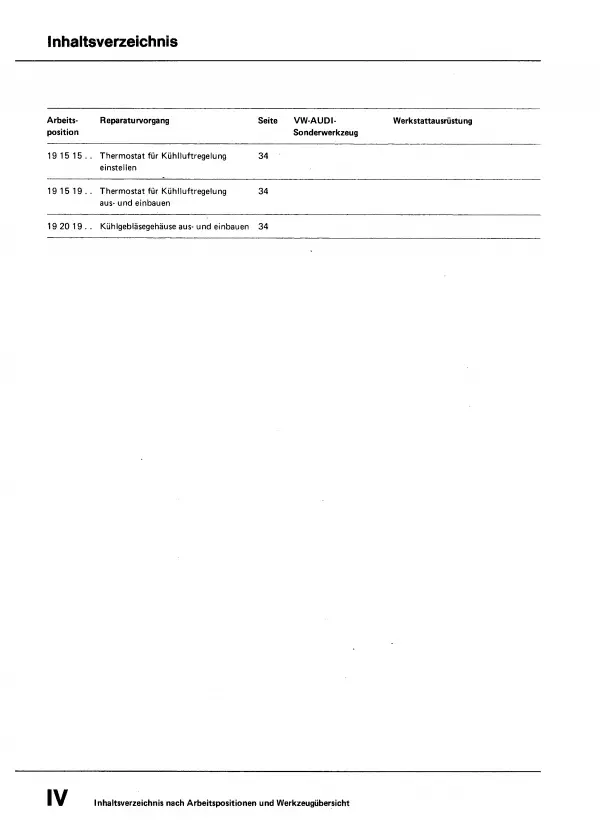 VW Transporter T3 (79-92) 1,6l 2,0l Benzinmotor 46-70 PS Reparaturanleitung PDF