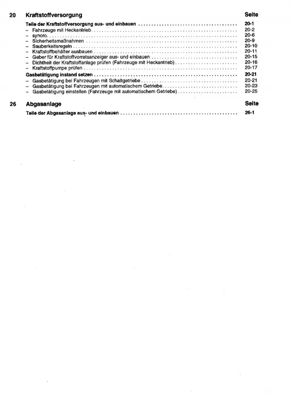 VW Transporter Bus T3 (79-92) Einspritz- Zündanlage 87-112 PS Reparaturanleitung