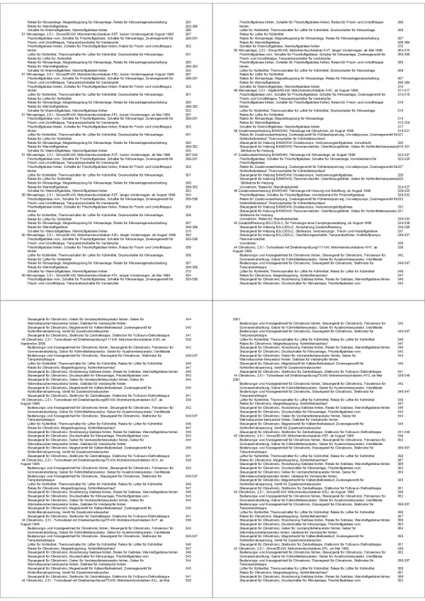 VW Transporter T4 1998-2003 Schaltplan Stromlaufplan Elektrik Verkabelung Pläne