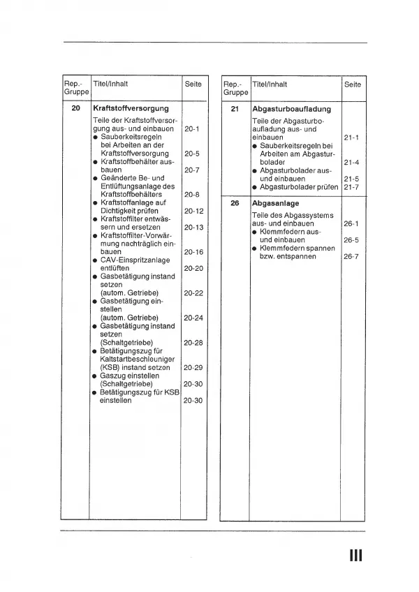 VW Golf 1 17 (74-84) 1,5l 1,6l Dieselmotor TDI 50-70 PS Reparaturanleitung PDF