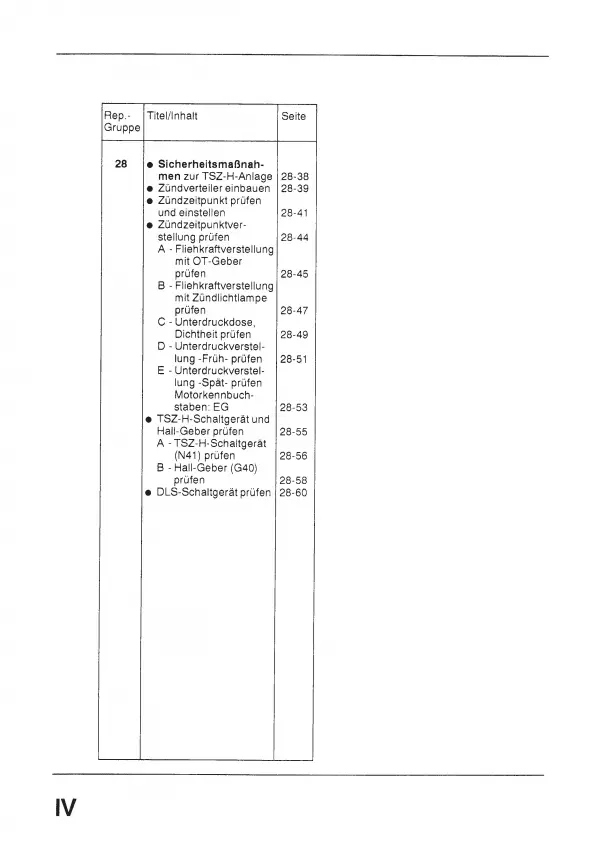 VW Golf 1 Typ 155/17 (74-84) K-Jetronic Zündanlage 1,6l 1,8l Reparaturanleitung